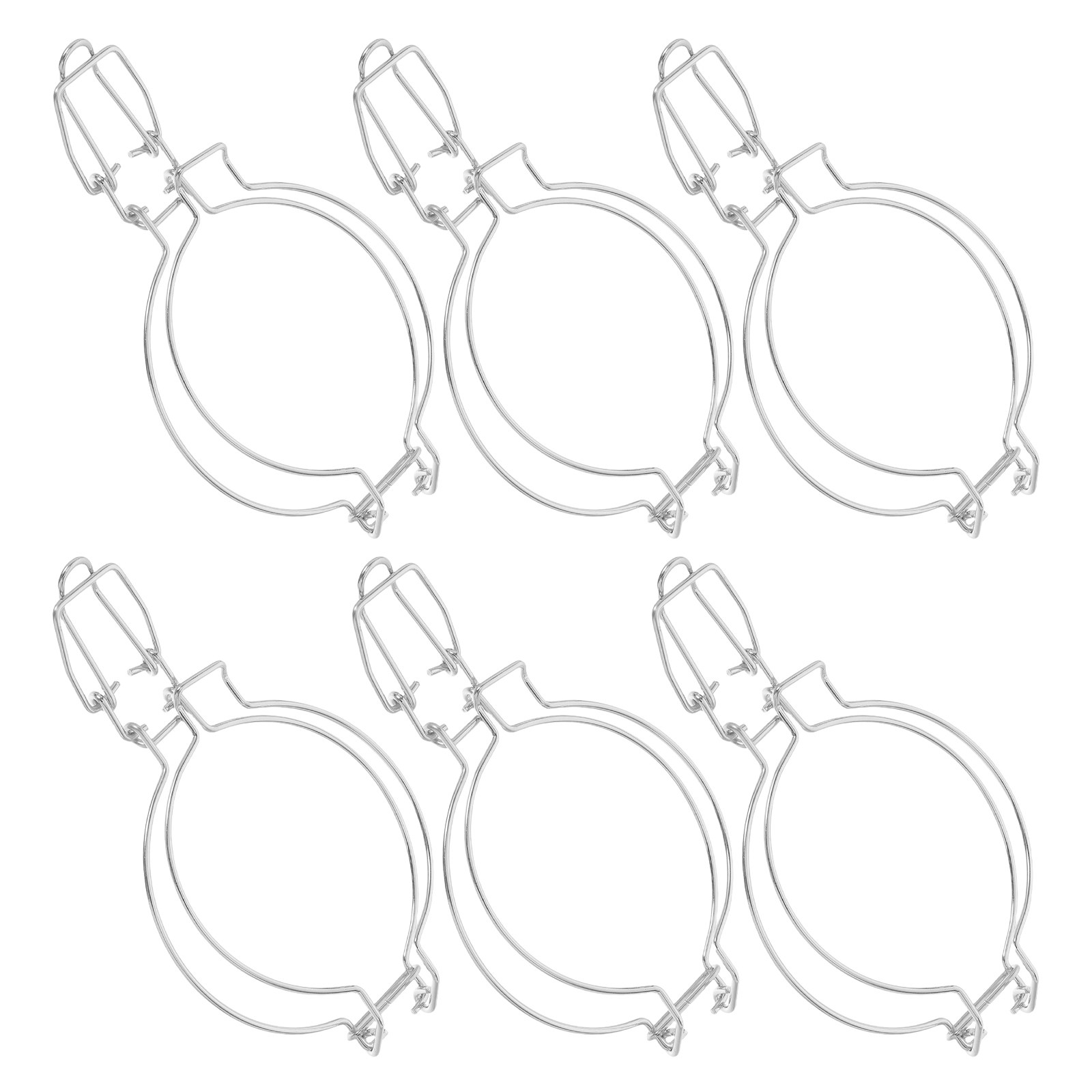 Food Storage In Stainless Steel - 6 piezas de cierres a presión