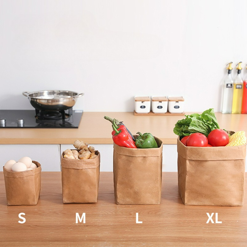 Food Storage Plant - Bolsas de papel kraft lavables, bolsas