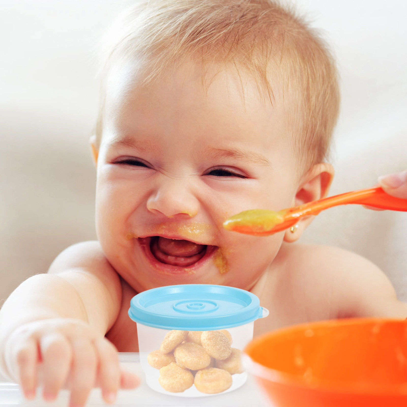 Food Storage Non Toxic - Contenedores de almacenamiento compactos, no tóxicos,