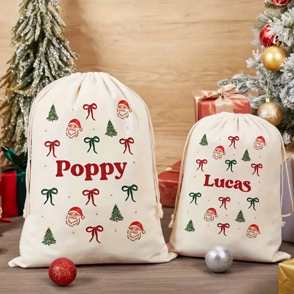 Food Storage Plant - Bolsa de Regalo Navideña Personalizada con