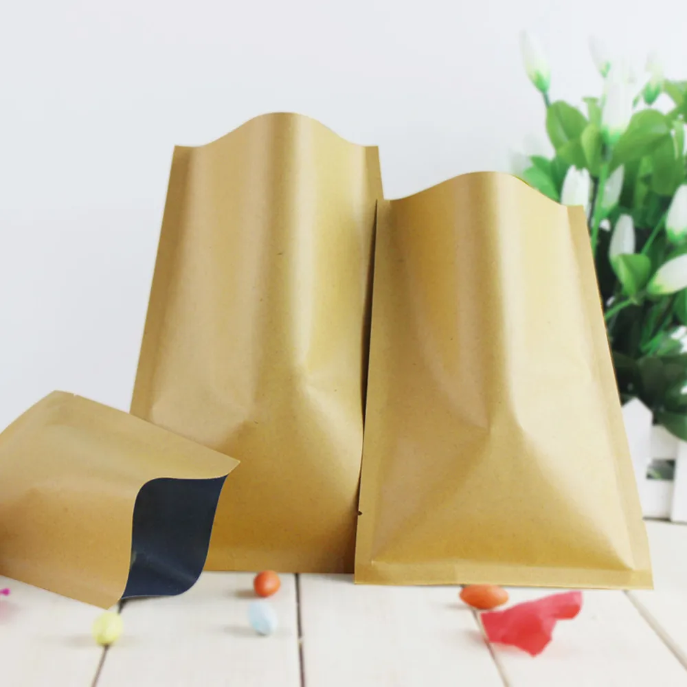 Food Storage In Mylar Bags - 8*12 cm parte superior abierta papel