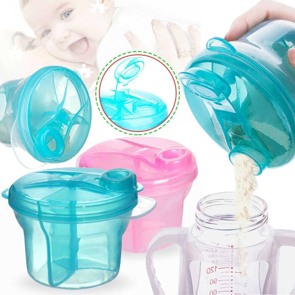 Food Storage 1 Year - Contenedor de fórmula de 3 dosis,