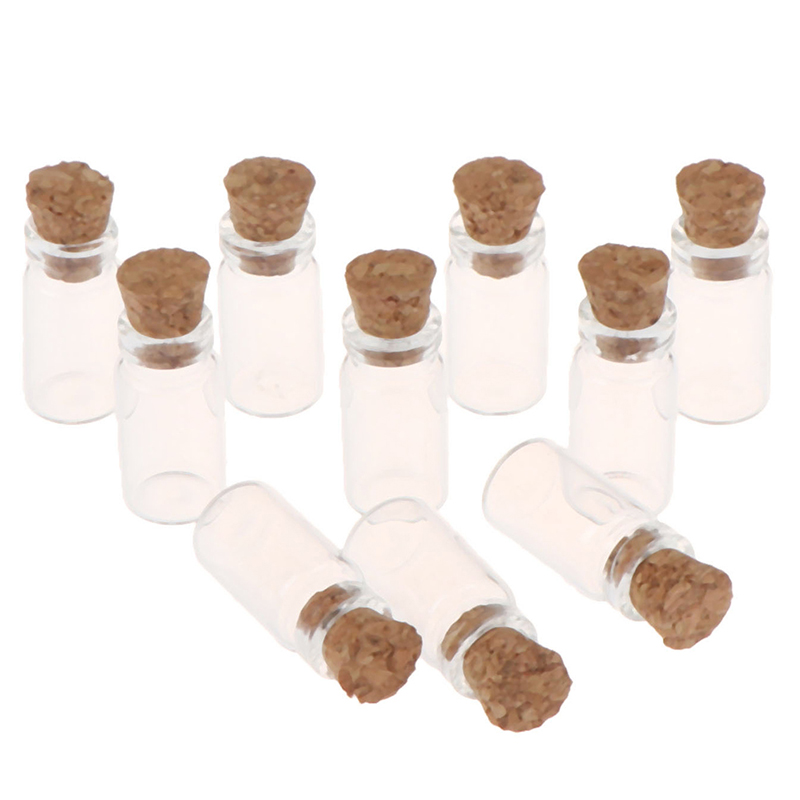 Food Storage With Lids - 10 Piezas de Frascos de Vidrio