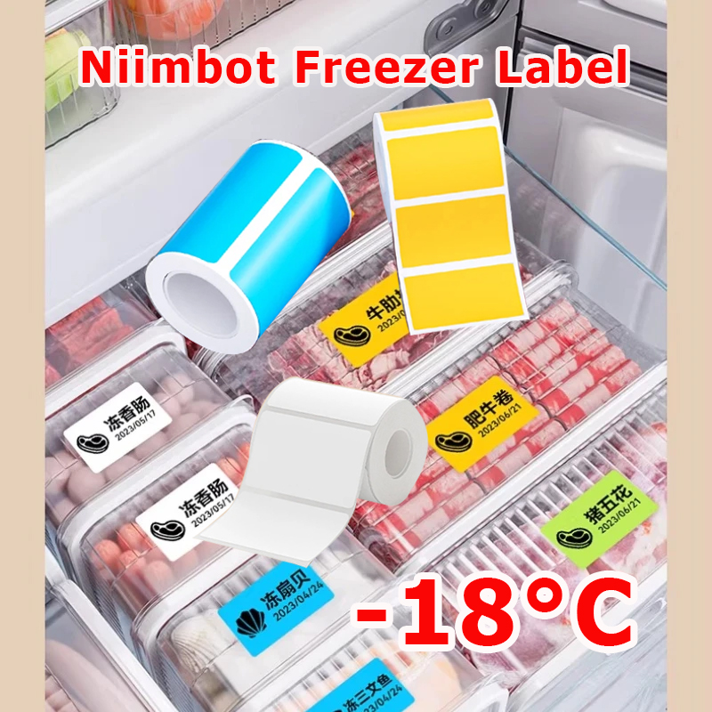 Food Storage Label - Papel para Etiquetas de Congelador NIIMBOT
