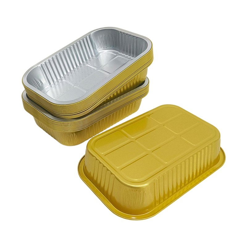 Food Storage Aluminum Containers - Contenedores de Aluminio Rectangulares de 1050