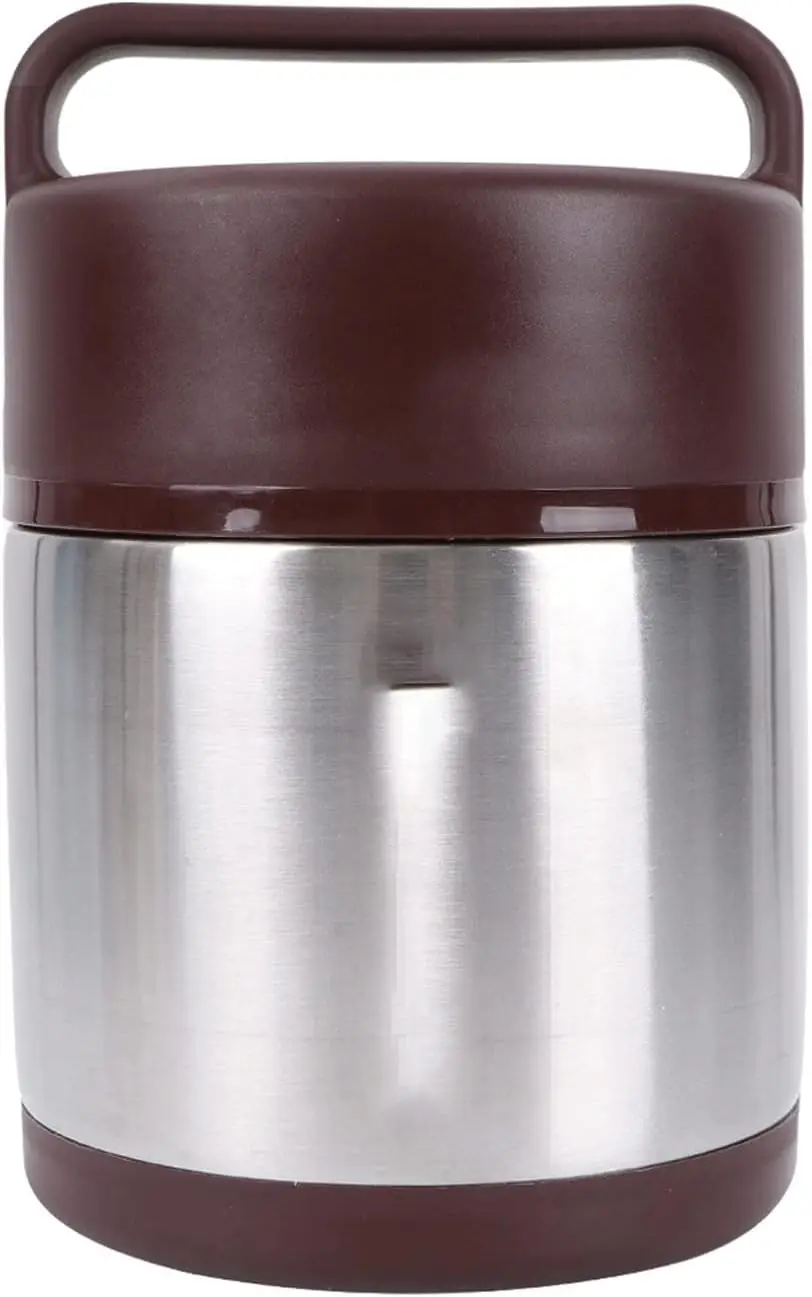 Food Storage In Stainless Steel - Lonchera Bento para Adultos, Gran Capacidad,