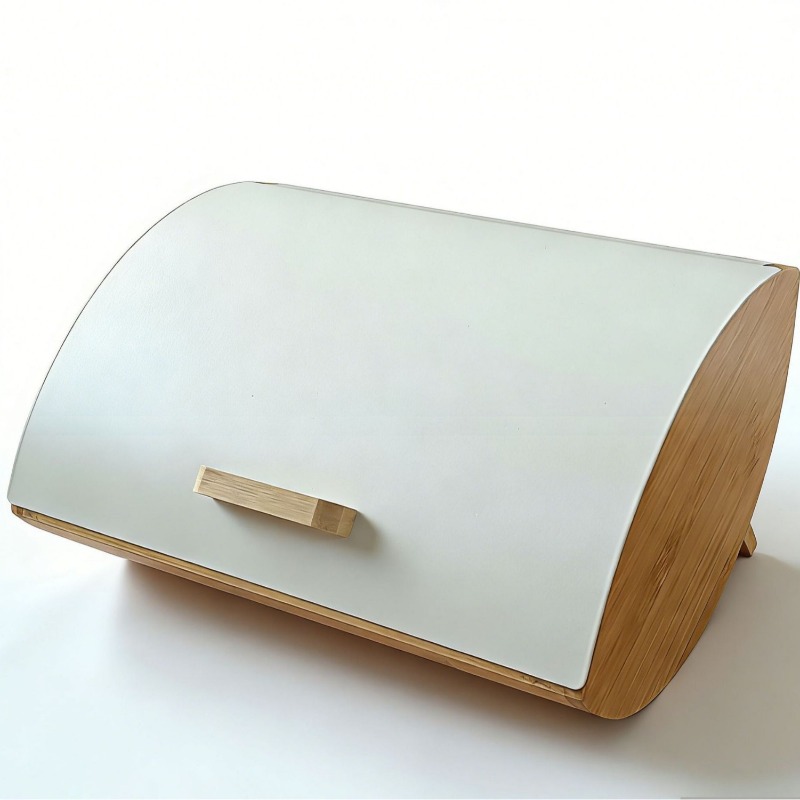Bread Box Bamboo - Caja para pan con tapa de