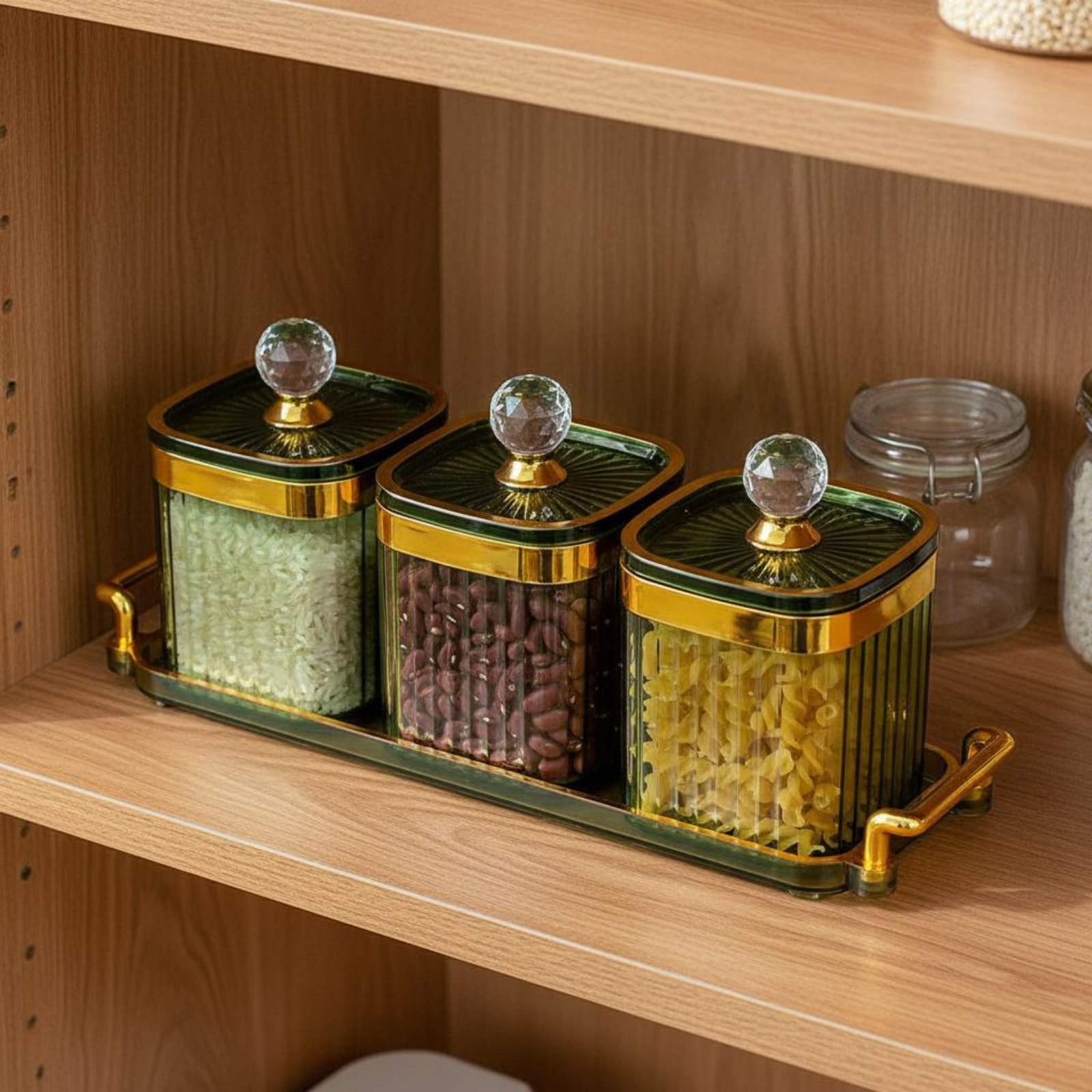 Food Storage Plastic Containers With Lids - Juego de Recipientes Decorativos para Snacks,