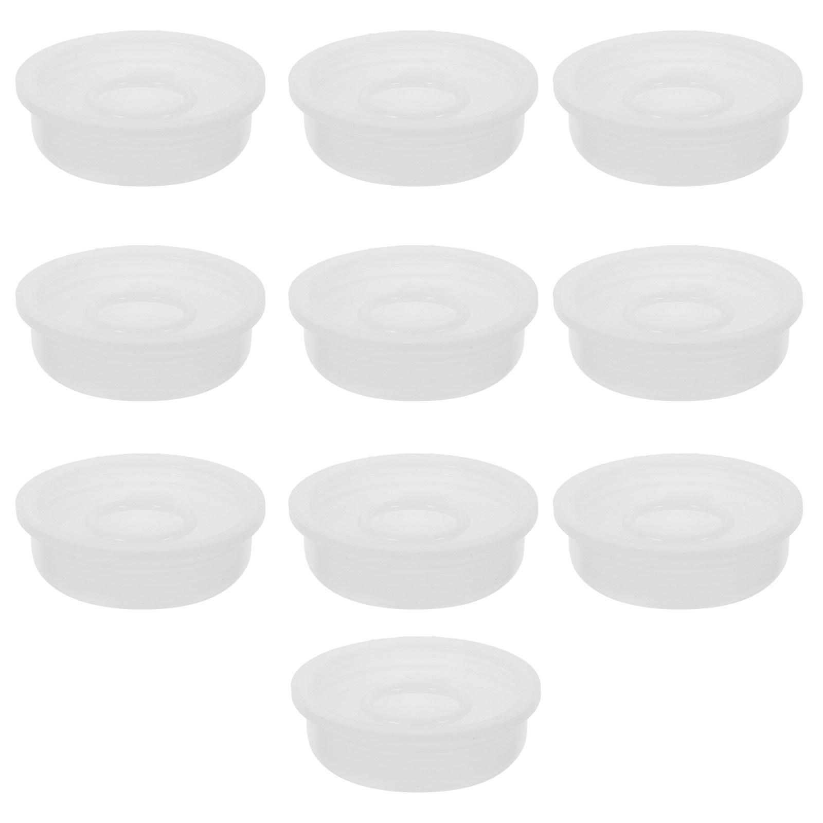 Food Storage With Lids - 10 Tapas de Plástico para Contenedores