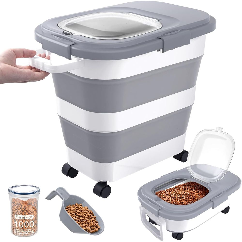 Food Storage With Wheels - Contenedor hermético para almacenamiento de comida