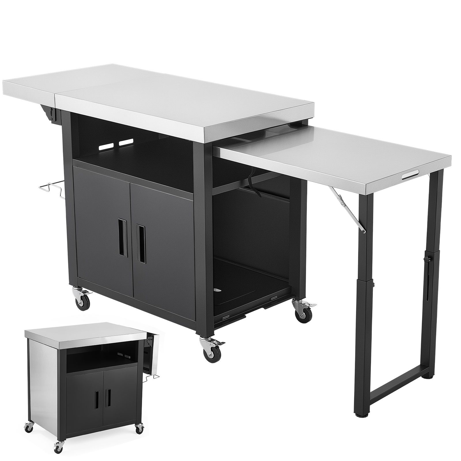 Food Storage In Cabinets - Carrito de Parrilla para Exteriores con
