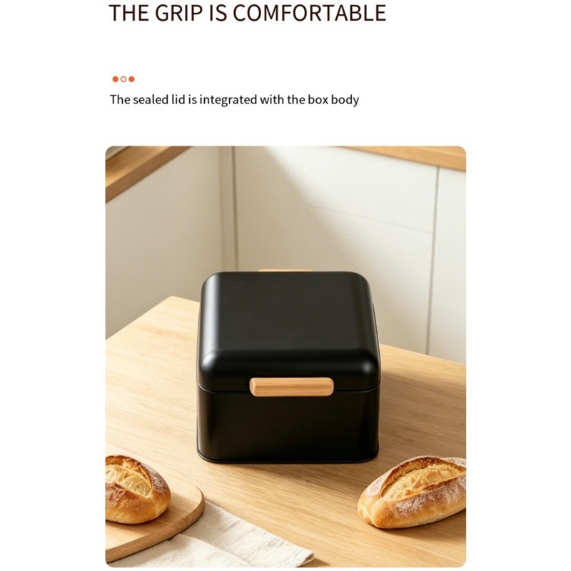 Bread Box Bamboo - Caja de almacenamiento de alto valor