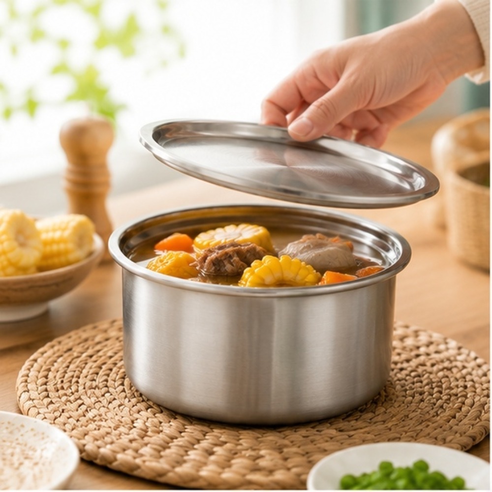 Food Storage In Stainless Steel - Recipientes de acero inoxidable 304 con