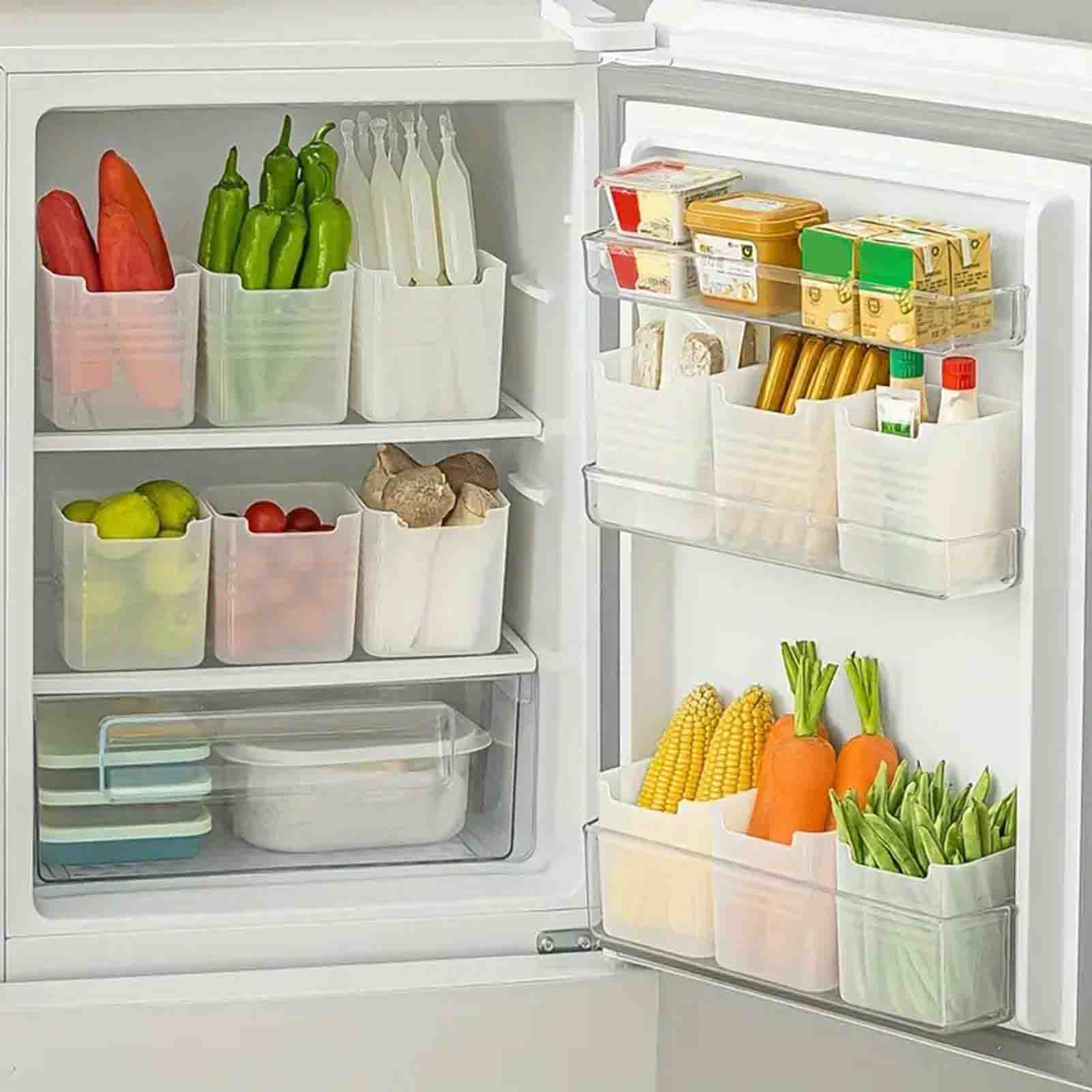 Food Storage With Dividers - Cesta de almacenamiento de cocina de