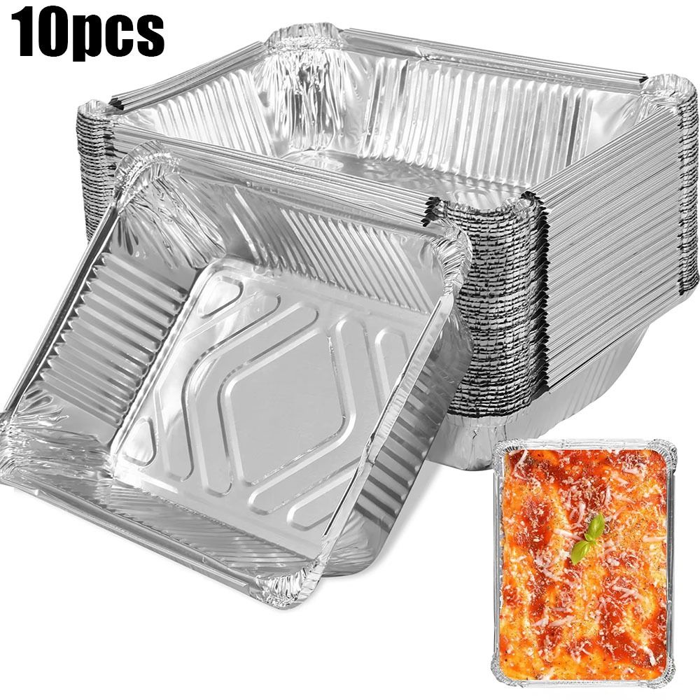 Food Storage Aluminum Containers - Contenedores desechables de papel de aluminio