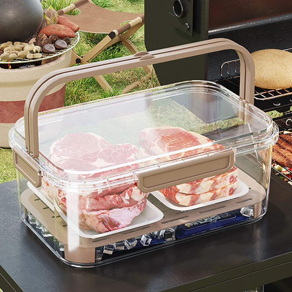 Food Storage Large Plastic Containers - Contenedor portátil de almacenamiento de alimentos,