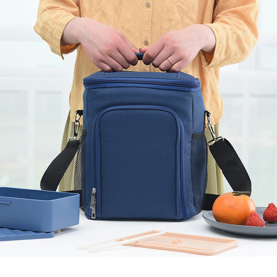 Food Storage Aluminum Containers - Oudoor-fiambrera aislante, bolsa de Picnic Peva