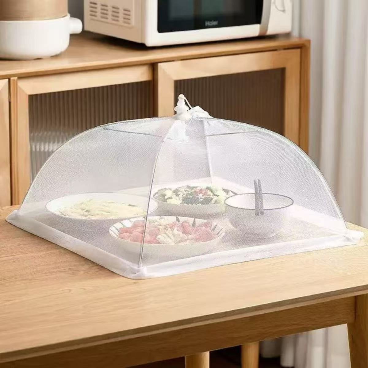 Food Storage Long Term - Cubierta de malla plegable lavable para