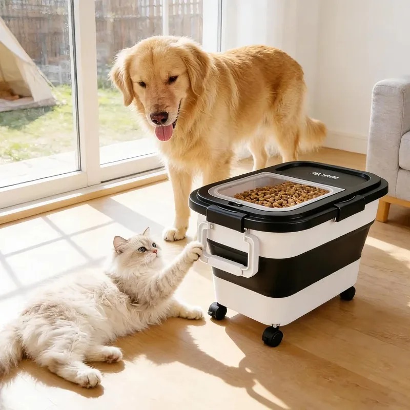 Food Storage With Wheels - Contenedor de Almacenamiento de Alimentos para