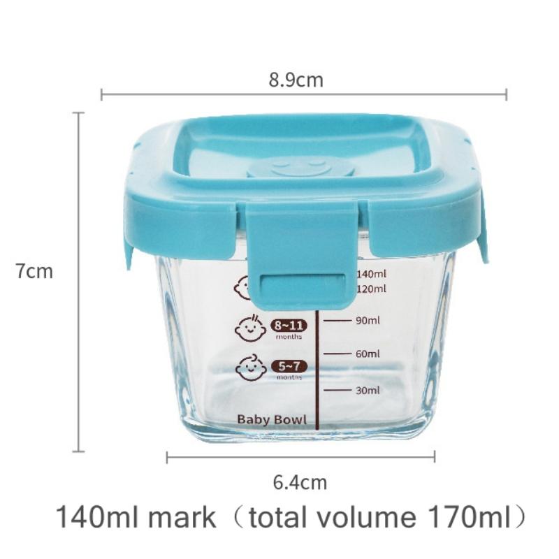 Food Storage Glass Box - Caja de Almacenamiento Resistente al Calor