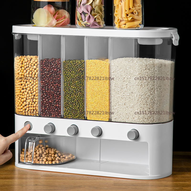 Food Storage With Dividers - Recipiente para almacenar granos de calidad