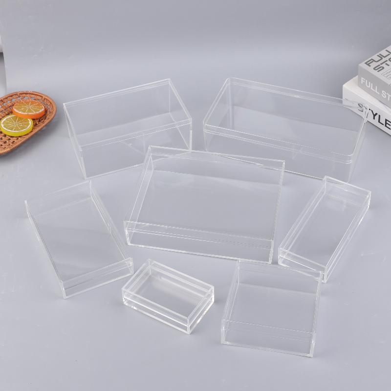Food Storage Plant - Caja de Almacenamiento Rectangular de Acrílico