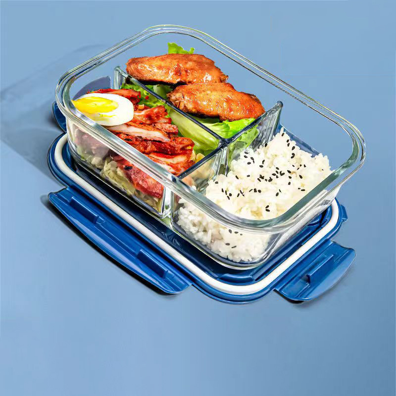 Food Storage Glass Box - Nuevo estilo fiambrera de vidrio 1050ml