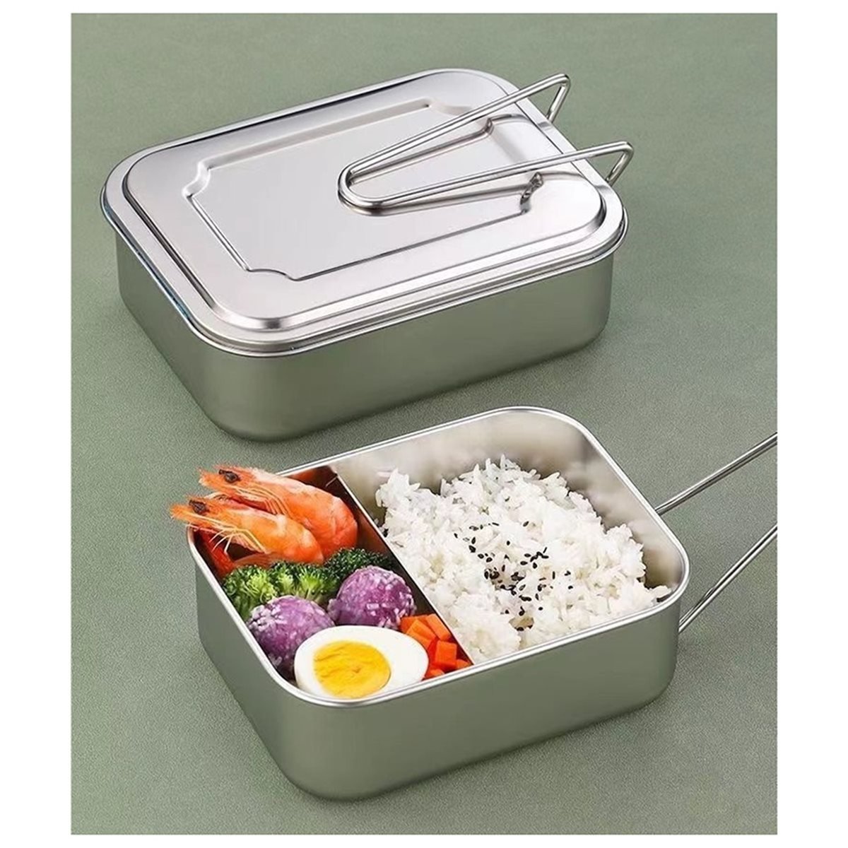 Nueva fiambrera Bento de acero - Food Storage Large Plastic Containers reseña y precio