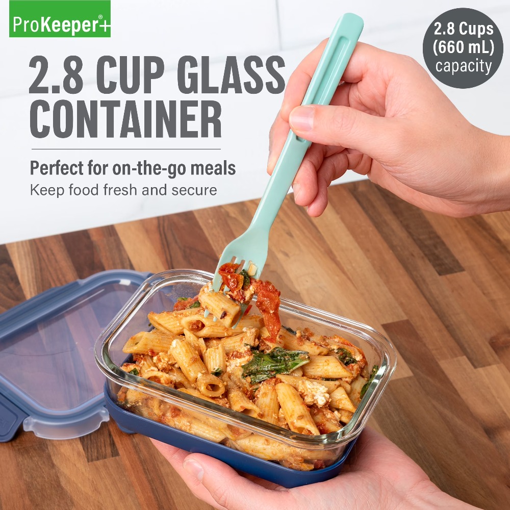 Recipiente de Vidrio para Alma - Food Storage Glass Box reseña y precio
