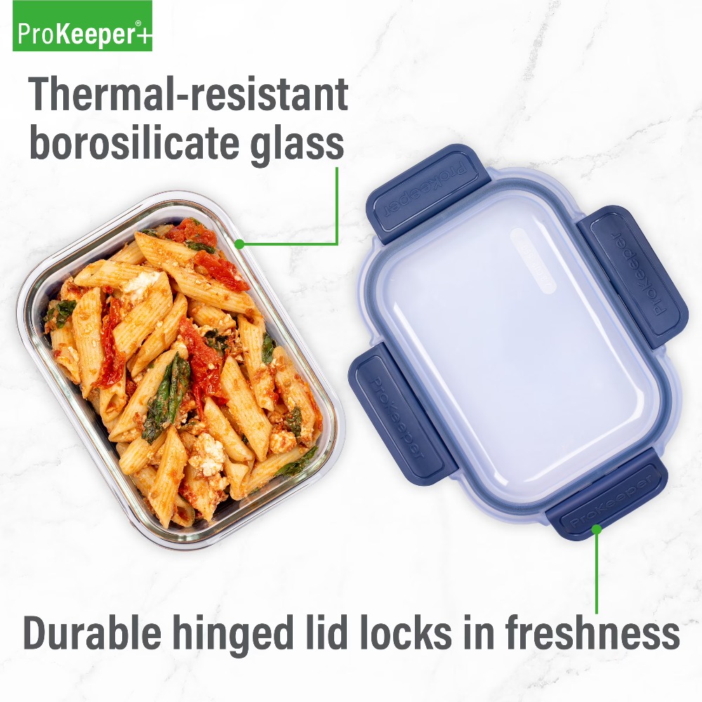 Recipiente de Vidrio para Alma - Food Storage Glass Box reseña y precio