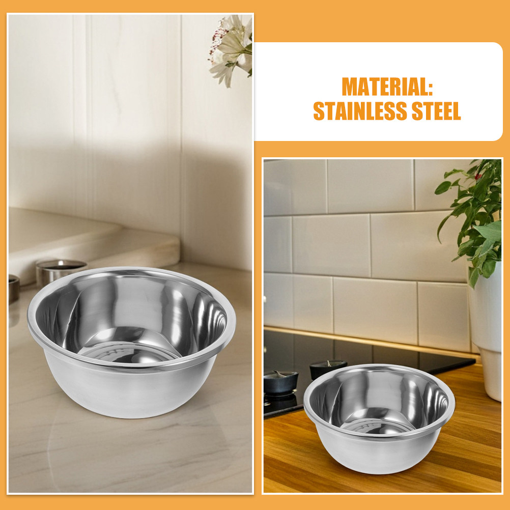 Tazón Redondo Grande de Acero  - Food Storage In Stainless Steel reseña y precio