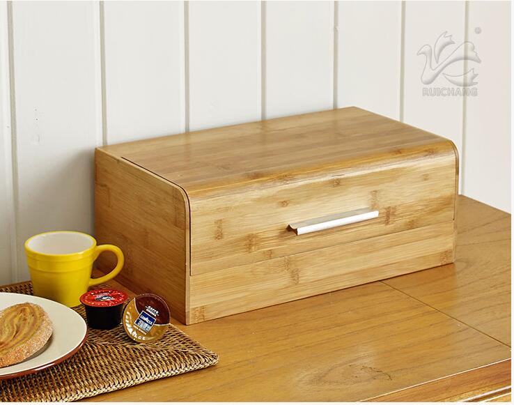 Caja de pan a prueba de polvo, - Bread Box Bamboo reseña y precio