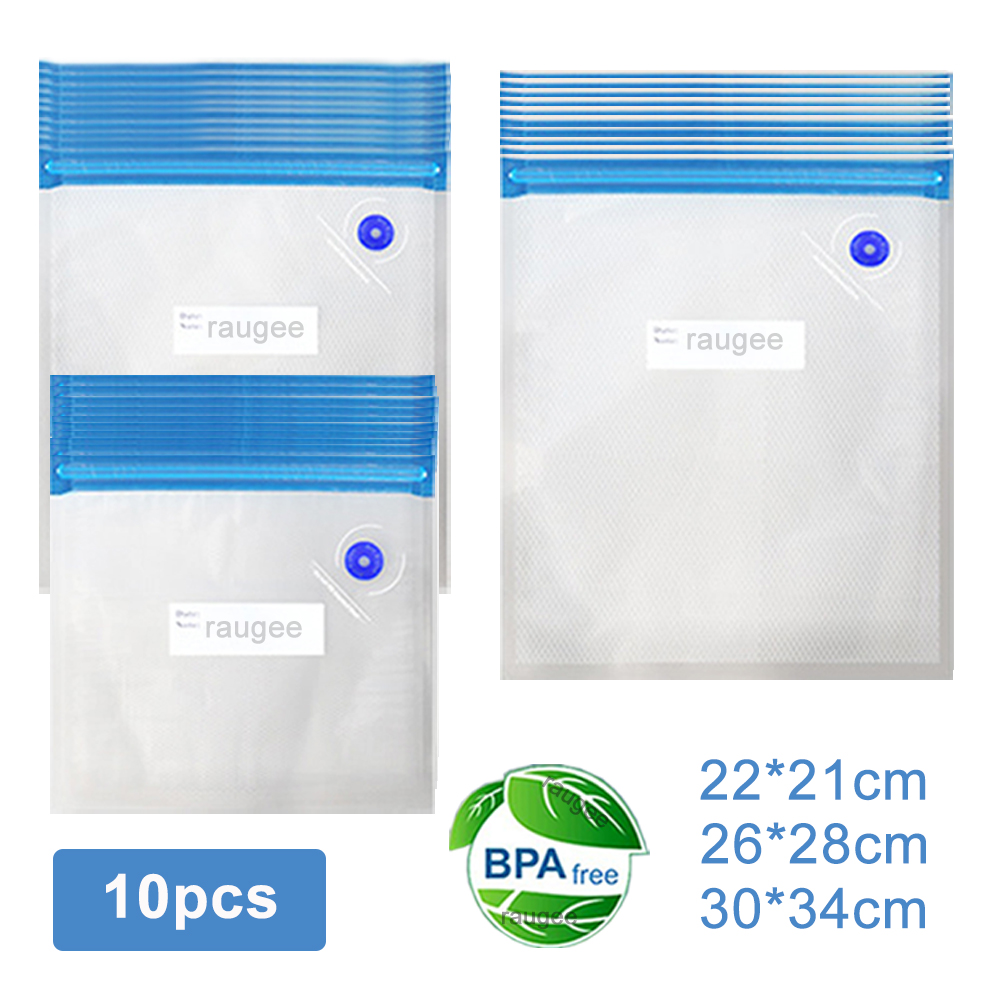 Bolsas de vacío reutilizables  - Food Storage Zip Bags reseña y precio