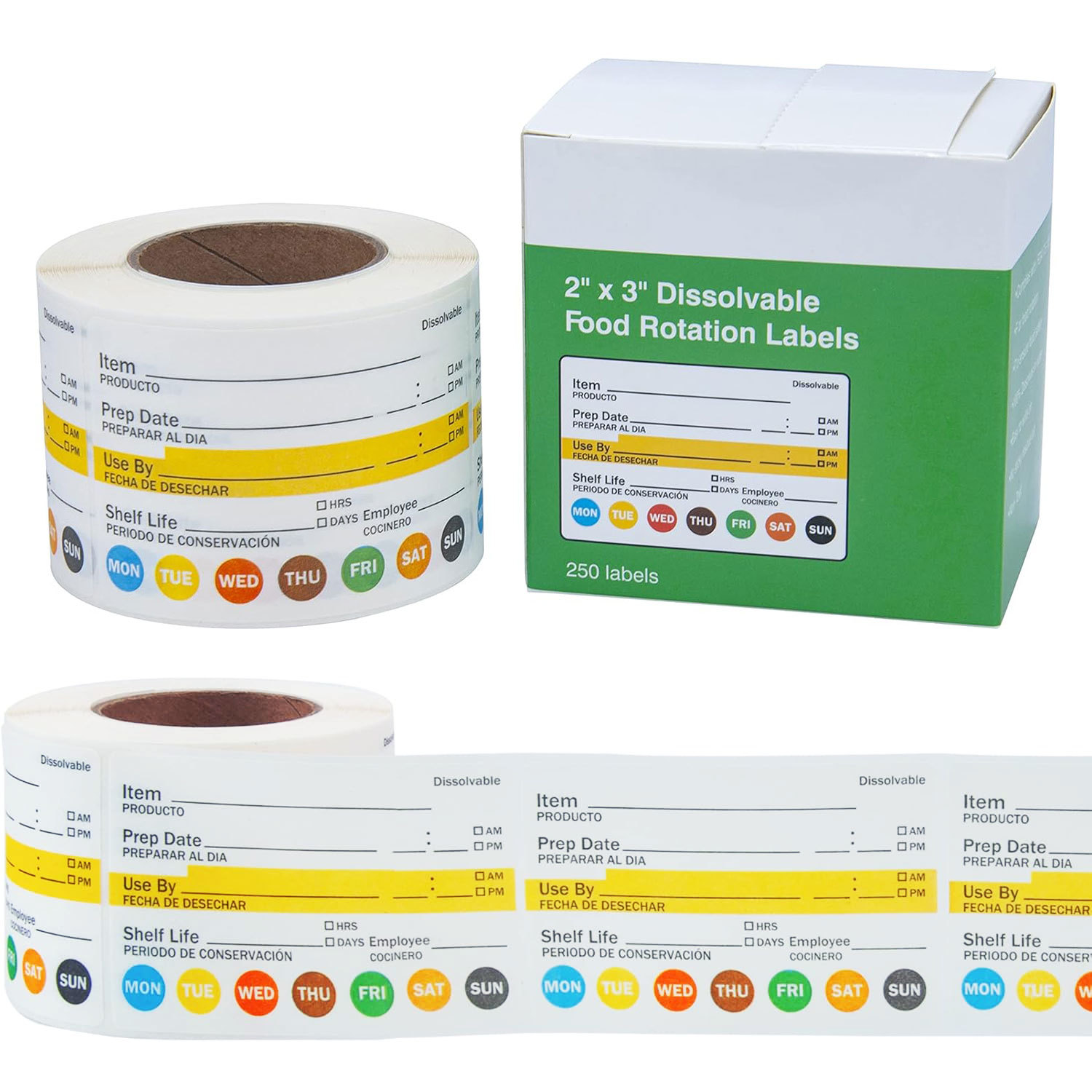 Etiquetas de Fecha para Alimen - Food Storage Label reseña y precio
