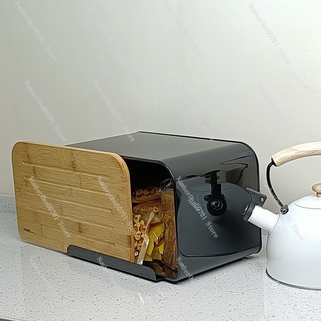 Caja para Pan de Cocina con Ta - Bread Box Bamboo reseña y precio