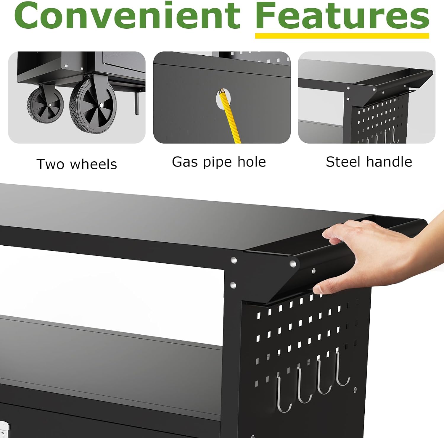 Carrito de parrilla para exter - Food Storage With Wheels reseña y precio