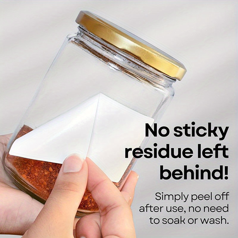 100 Etiquetas Impermeables Rem - Food Storage Label reseña y precio