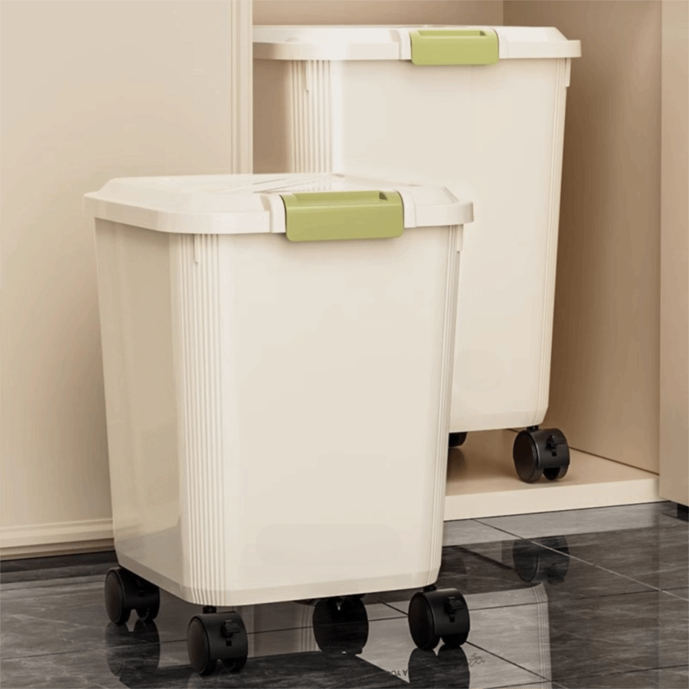 Contenedor de Almacenamiento d - Food Storage With Wheels reseña y precio