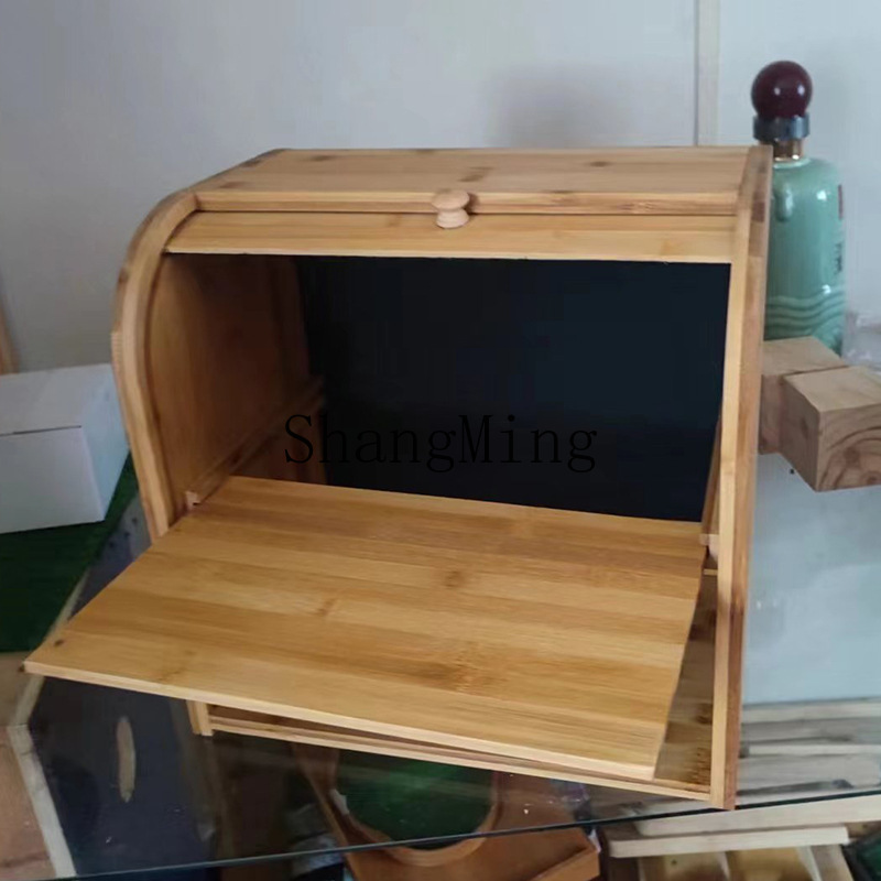 Caja de almacenamiento de pan  - Bread Box Bamboo reseña y precio