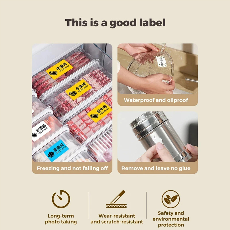 Papel para Etiquetas de Congel - Food Storage Label reseña y precio