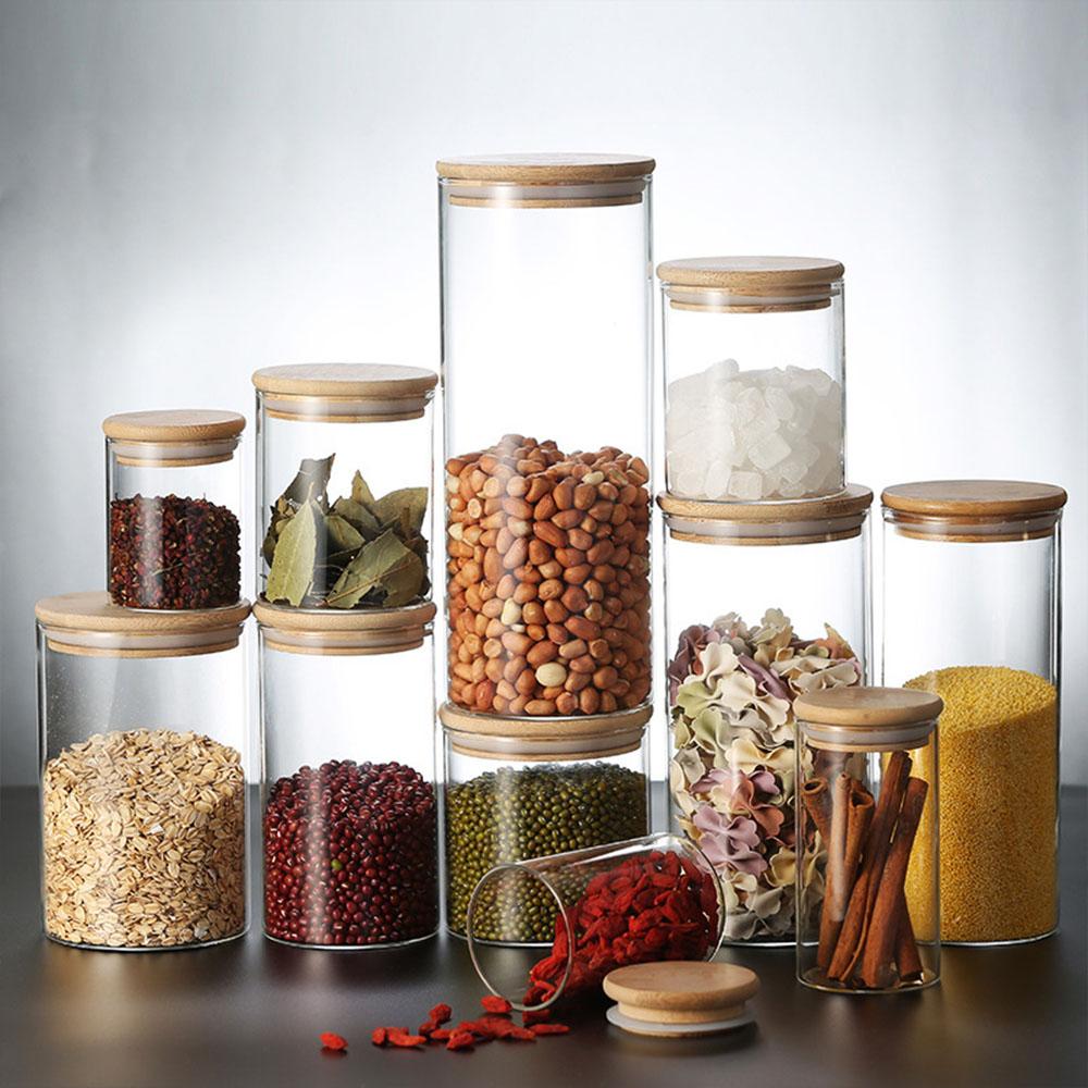 4/8 Uds 250ml 500ml 1000ml tar - Food Storage Glass Box reseña y precio