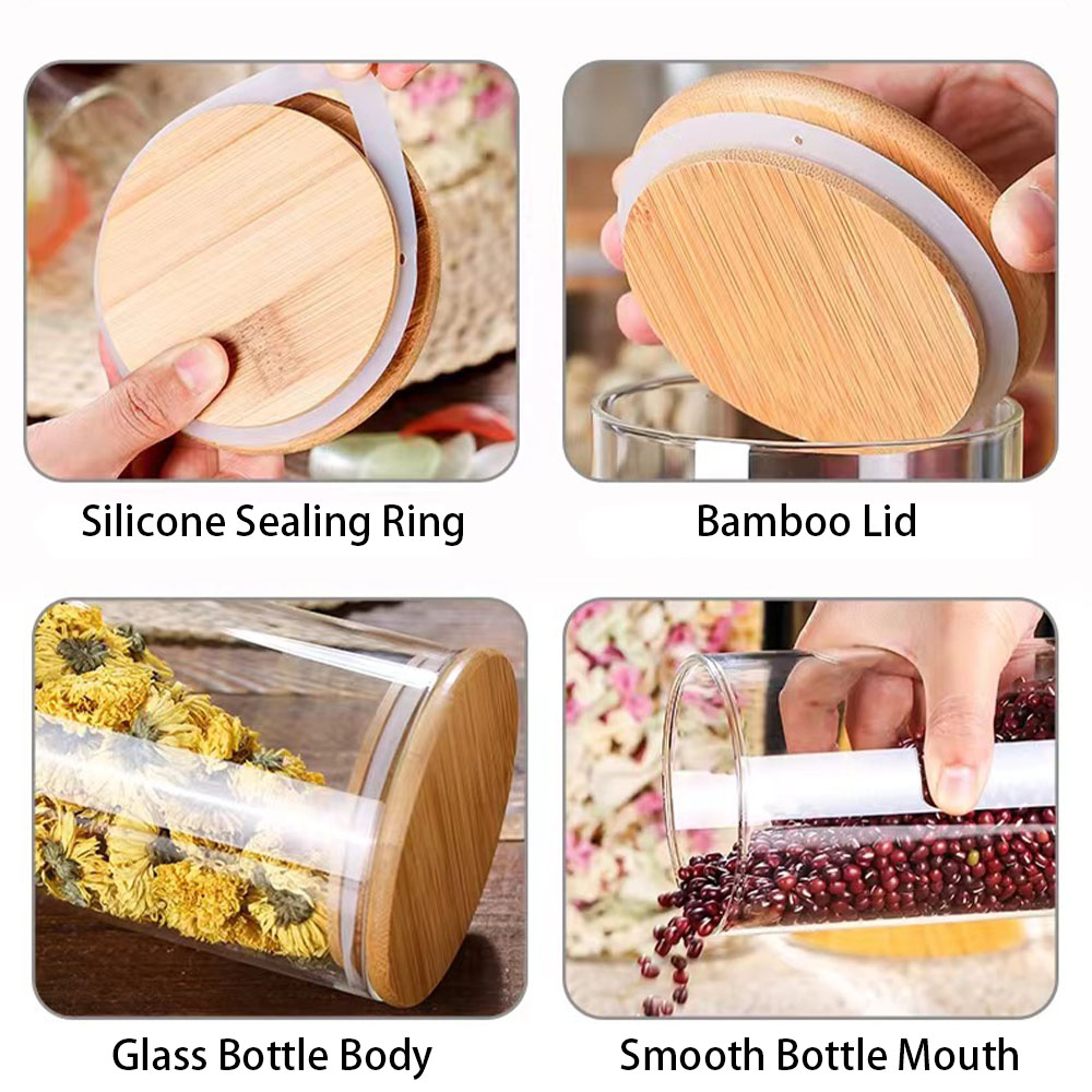 4/8 Uds 250ml 500ml 1000ml tar - Food Storage Glass Box reseña y precio