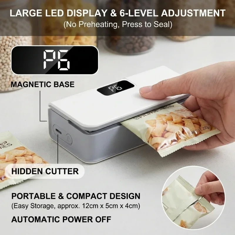Mini sellador térmico para bol - Food Storage Machine reseña y precio