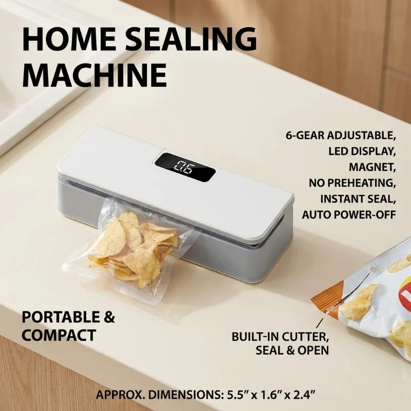 Mini sellador térmico para bol - Food Storage Machine reseña y precio
