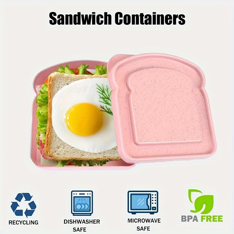Cajas Bento de 1 ud., contened - Food Storage Plastic Containers With Lids reseña y precio
