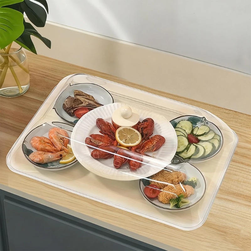 WORTHBUY Cubierta de plástico  - Food Storage With Lids reseña y precio