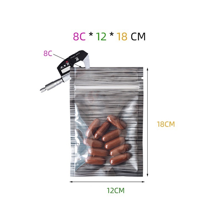 2000 unids/lote 4 tamaños de p - Food Storage In Mylar Bags reseña y precio