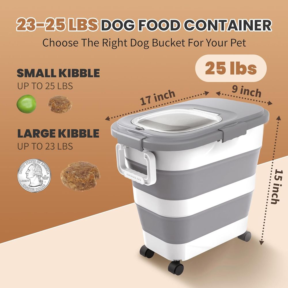 Contenedor hermético para alma - Food Storage With Wheels reseña y precio