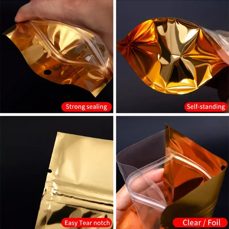 100 Bolsas de Plástico Reutili - Food Storage In Mylar Bags reseña y precio