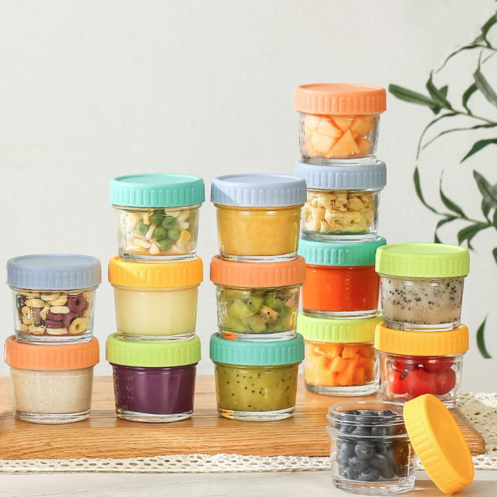 Juego de 6 Frascos de Vidrio p - Food Storage Glass Box reseña y precio